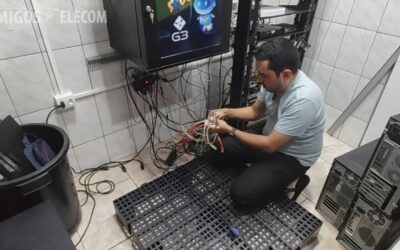 Instalação de Novos Cabos Rede Cat6, Cabo DAC, Calha e Piso Elevado  – Parte 1 #MeuProvedor EP8