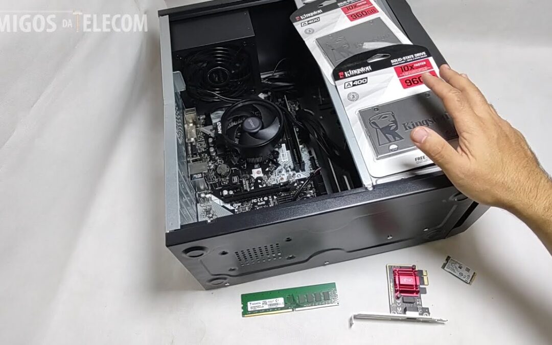 Meu Novo Server para Virtualização Proxmox AMD (48 Gb Memória, 2 SSD, Rede 2.5 Gbps)